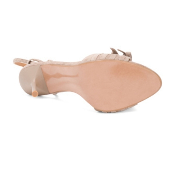 🔹️Steve Madden🔹️ Taupe Suede Porsha Strappy High Heel Sandals - Picture 5 of 7